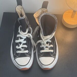 Converse Black and White High-Top Sneakers
